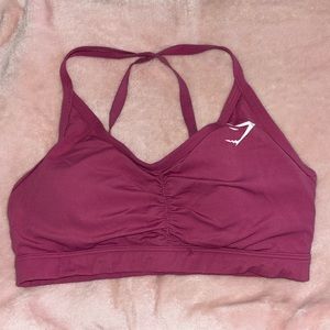 Gymshark ruched training bra